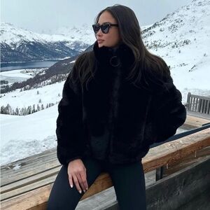 Goldbergh Victoria faux fur ski jacket sz 36/6 BNWT